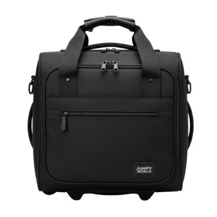 JUMPY WORLD Durable Nylon Carry On Luggage | Functional Travel Bag